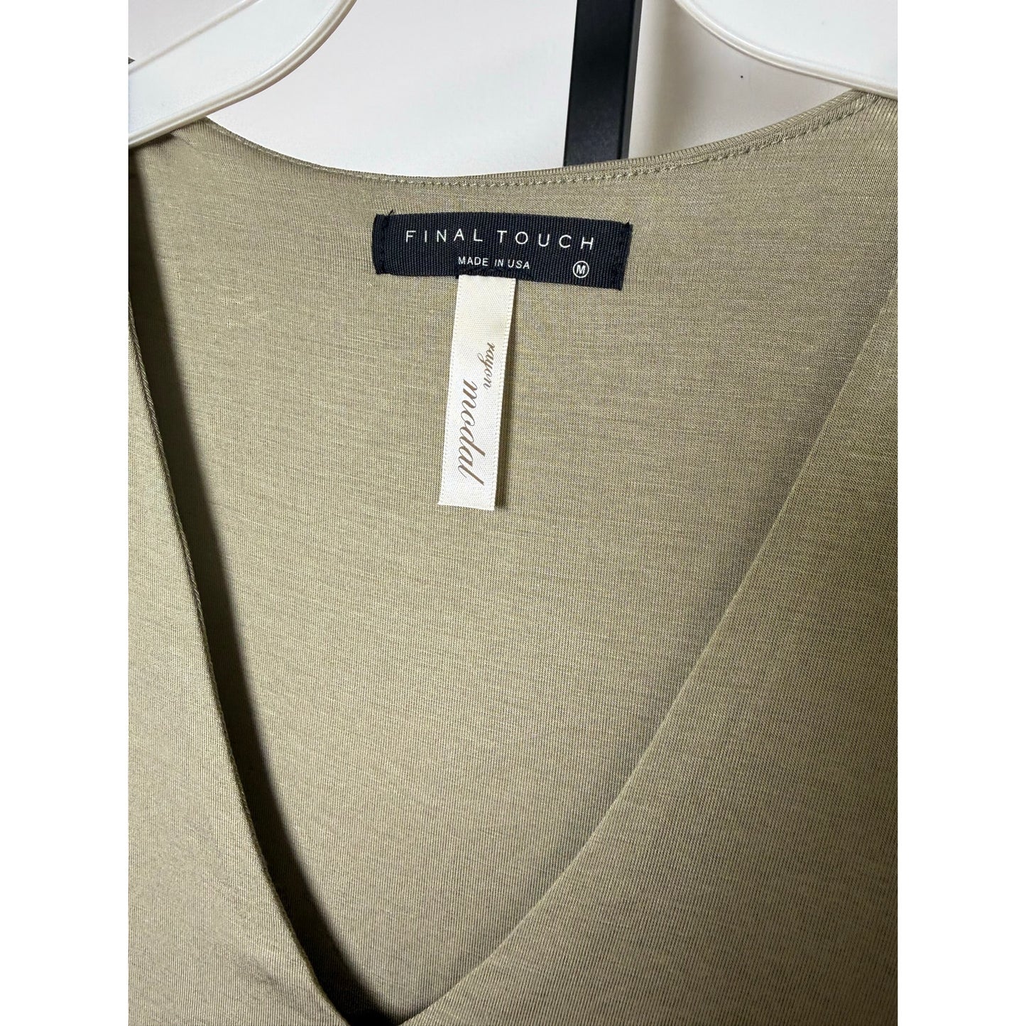 Sleeveless V-Neck Bodysuit- Final Touch (NWOT)