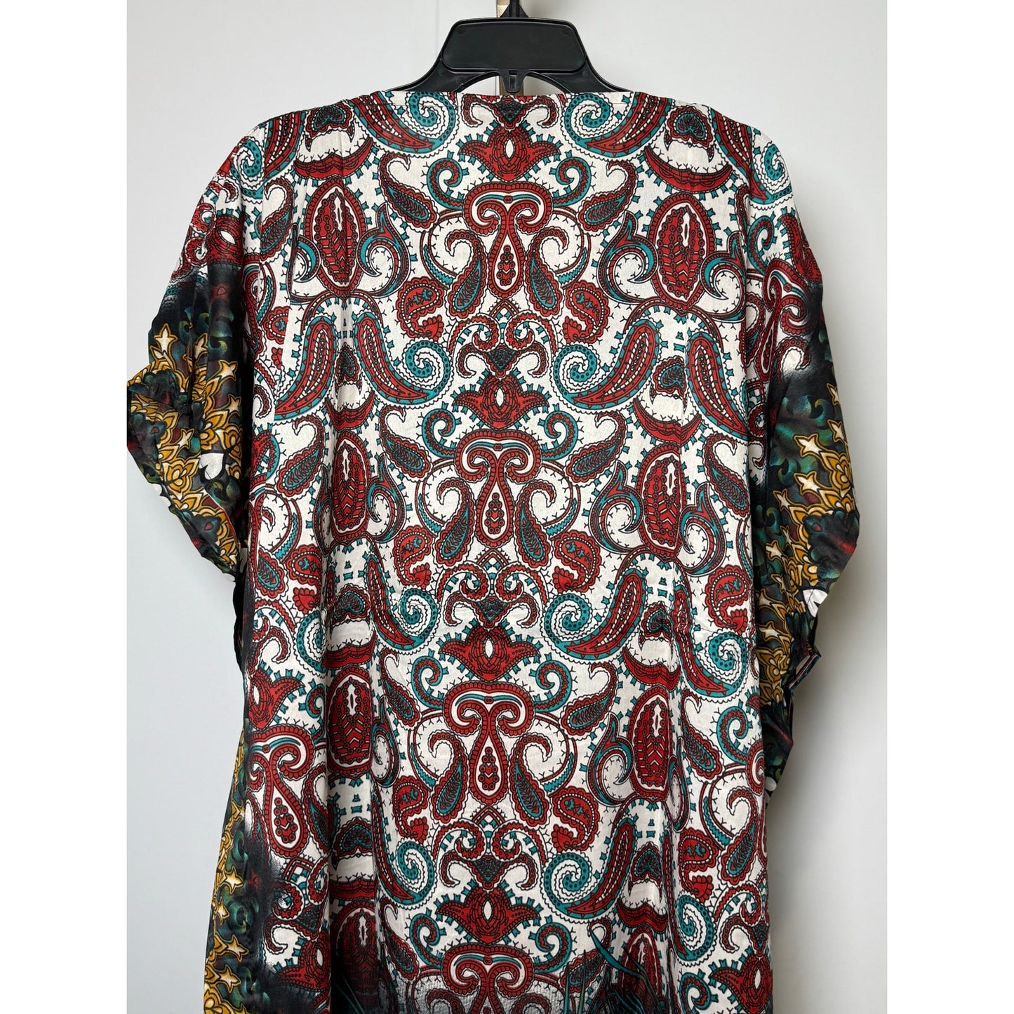 Paisley and feathers Kaftan Dresses for Women Beach Coverups, One Size Kaftans