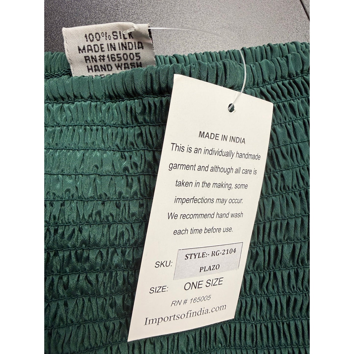 Waist Wide-Leg Pants