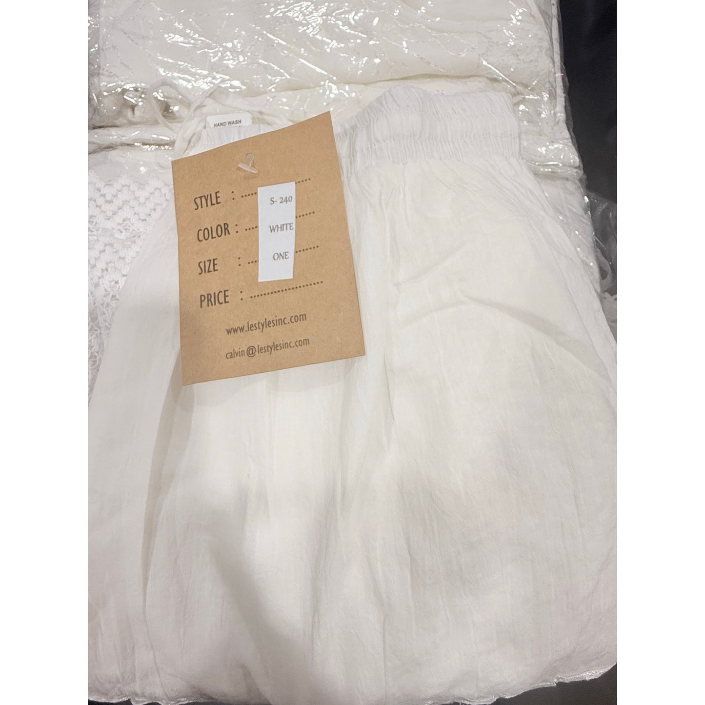 Women’s Long Cotton Lightweight Maxi Swimwear Cover-up Skirt