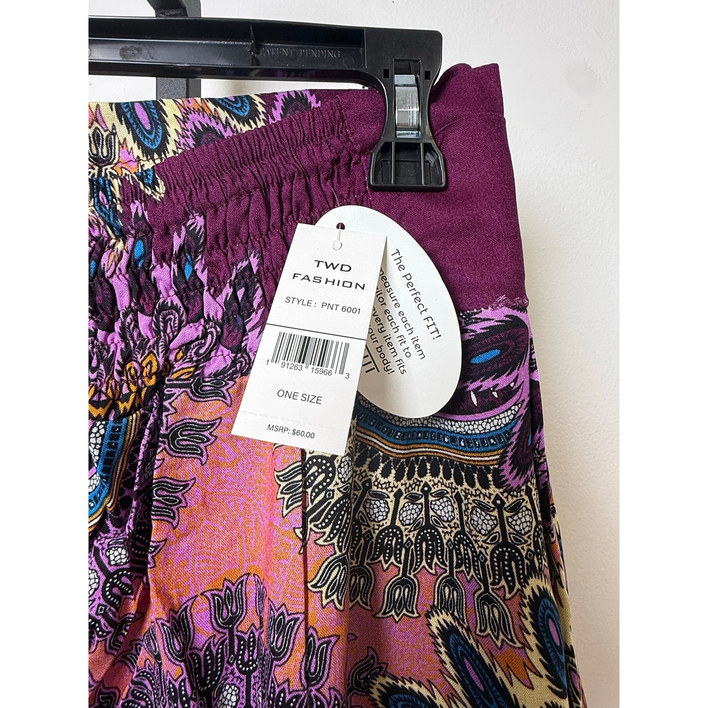 Boho Wide-Leg Wrap Pants – One Size
