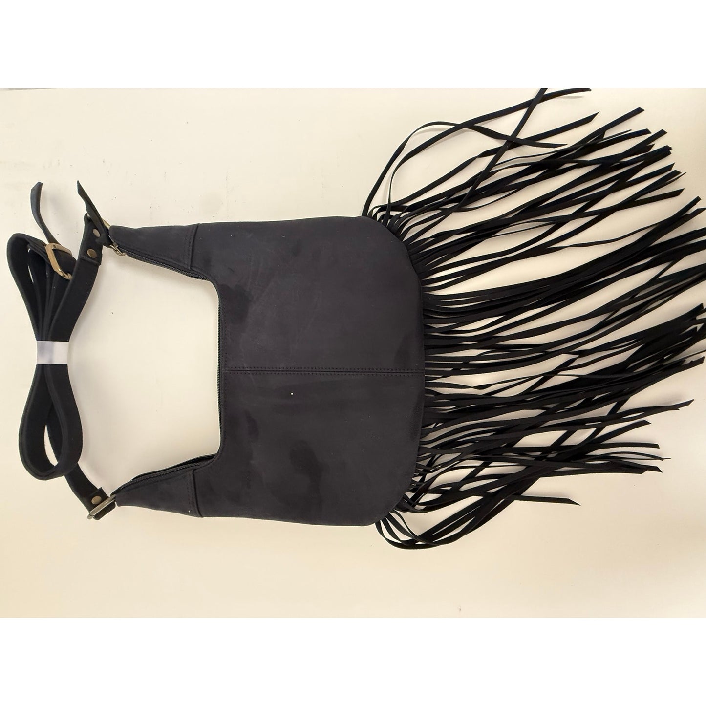 Black Fringe Crossbody Bag