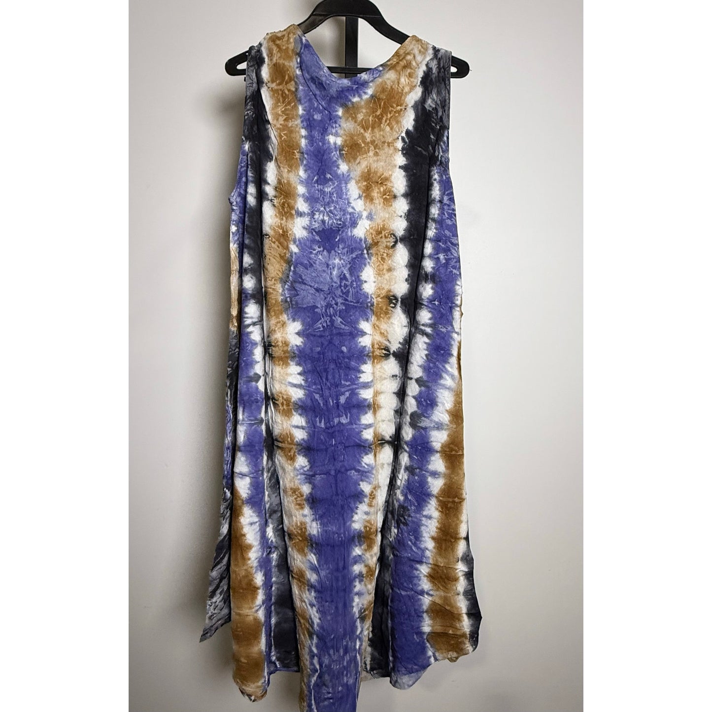 Women Ladies Sleeveless Tie-dye Beach Summer Sundress
Flare Asymmetrical Design