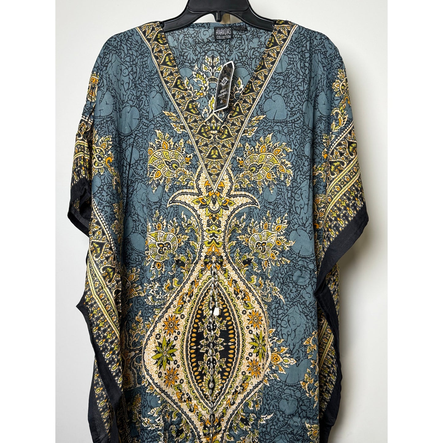 Women's Kaftan Print Kimono Stylish Loungewear, Beach Cover-Up