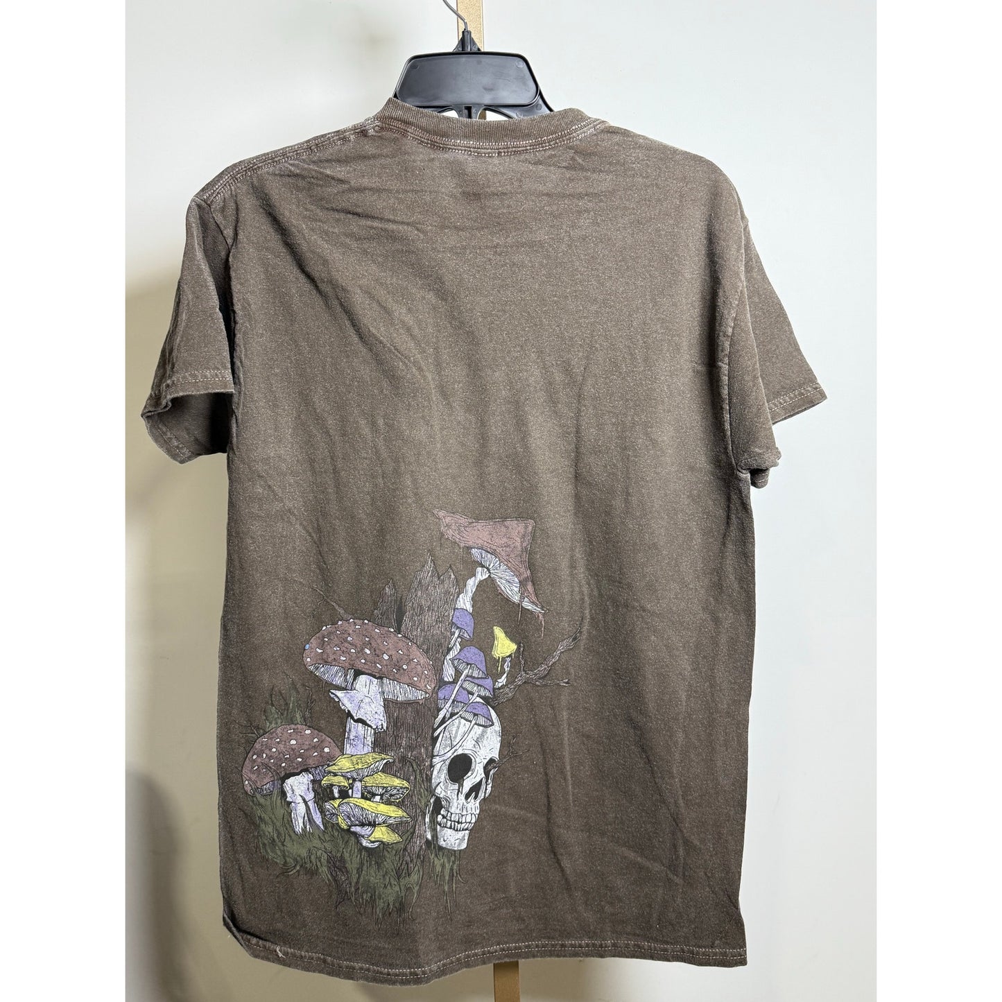 NWOT Mushroom Skull Double-Sided T-Shirt