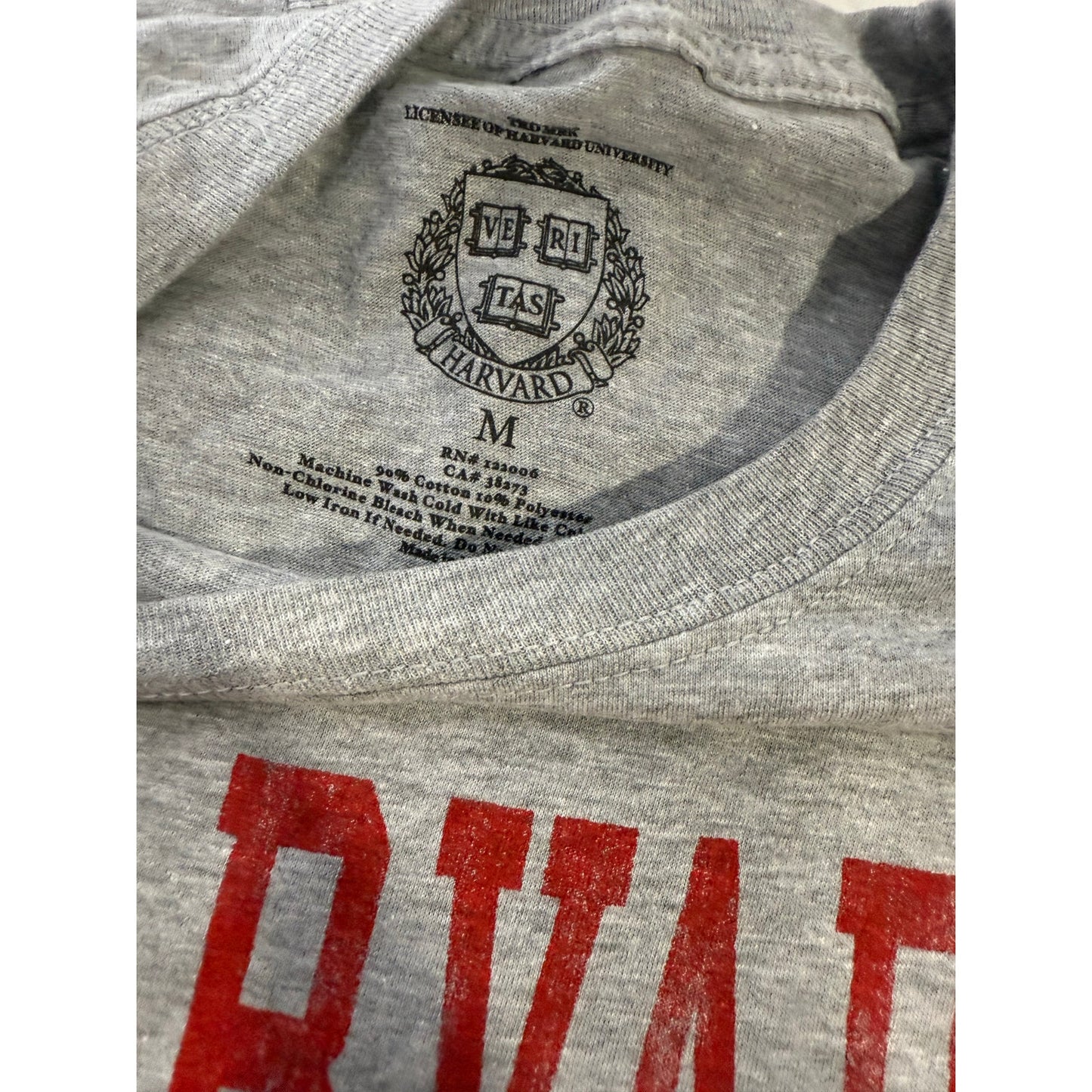 NWOT Harvard crop top