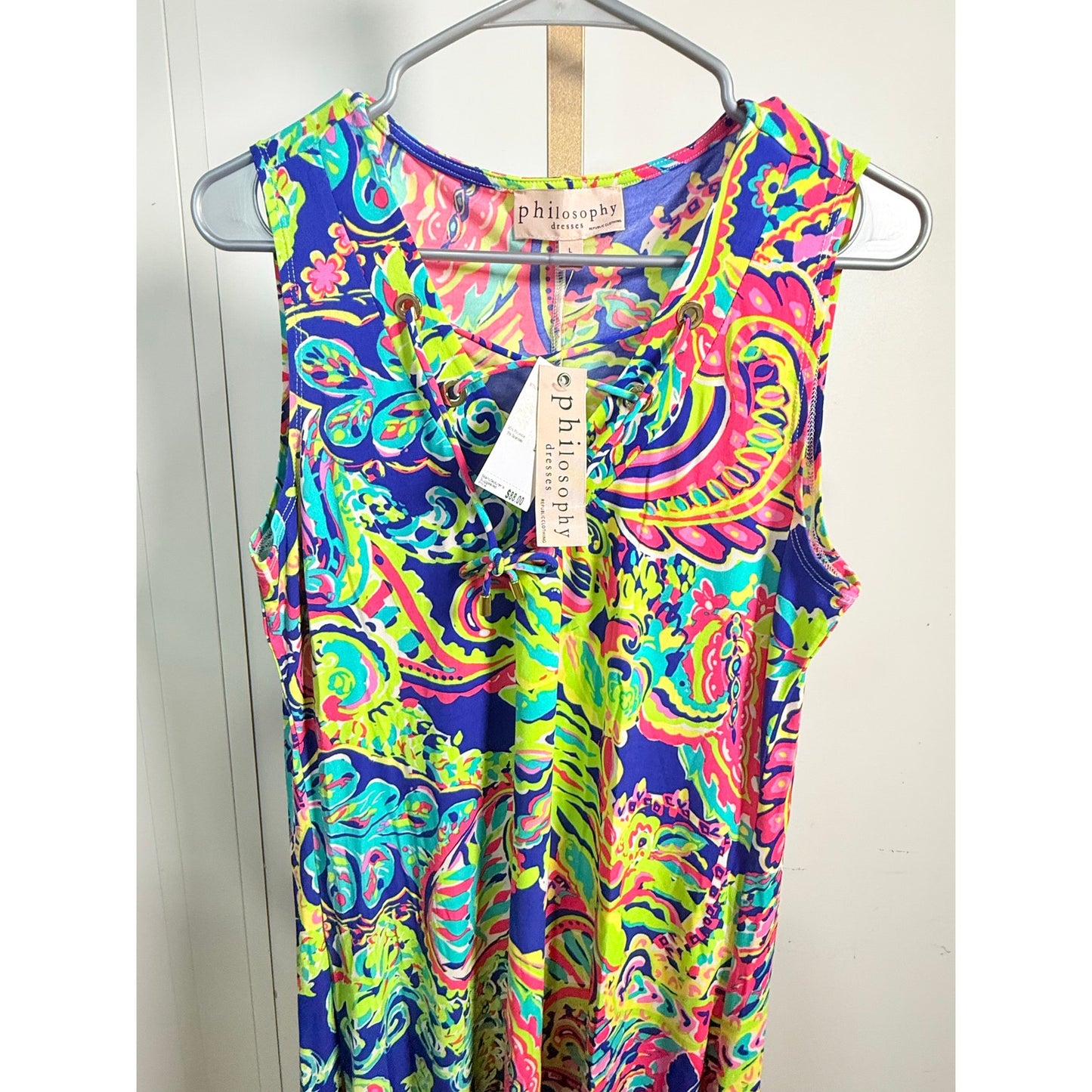 Philosophy printed short dress