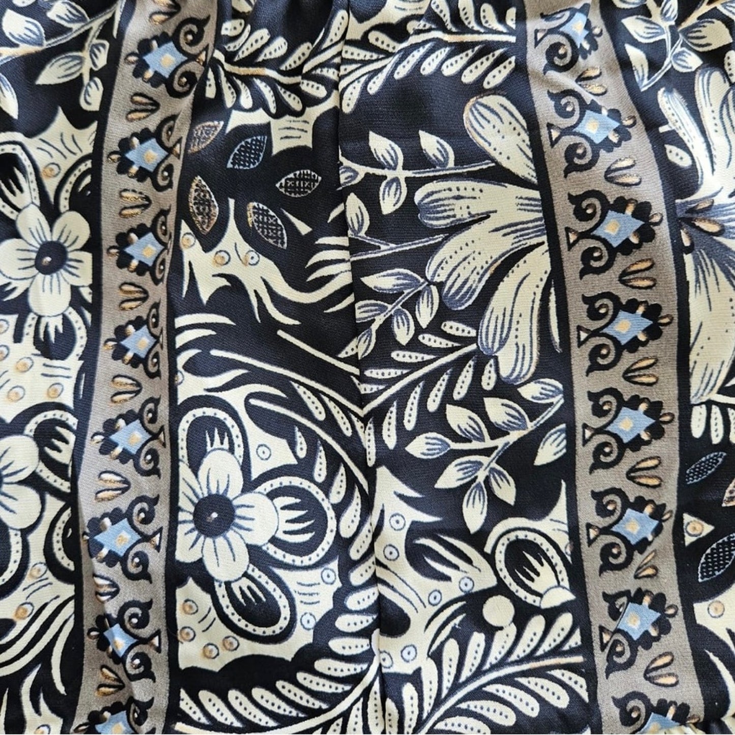 Black & White Floral Halter Neck Dress