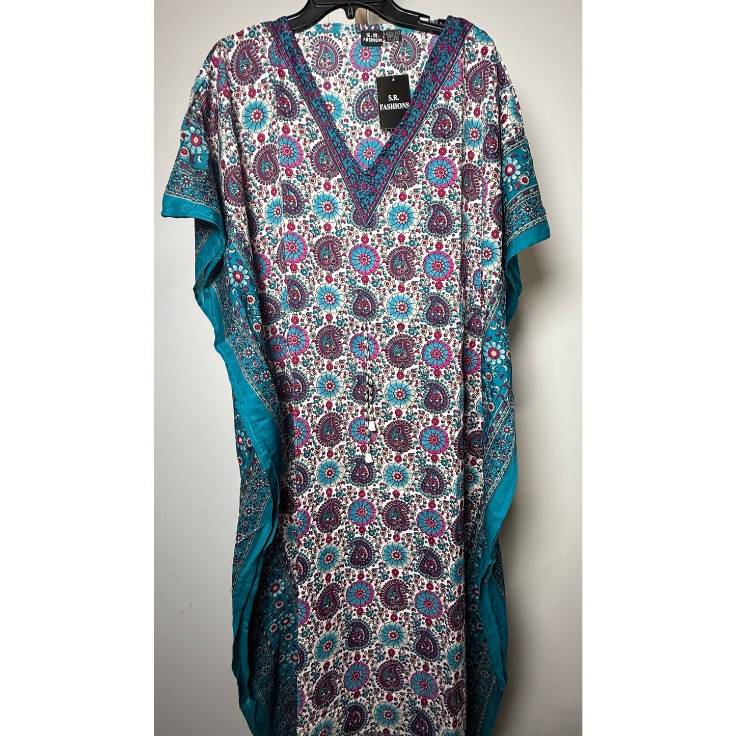 Paisley floral geo Kaftan Dresses for Women Beach Coverups, One Size Kaftans