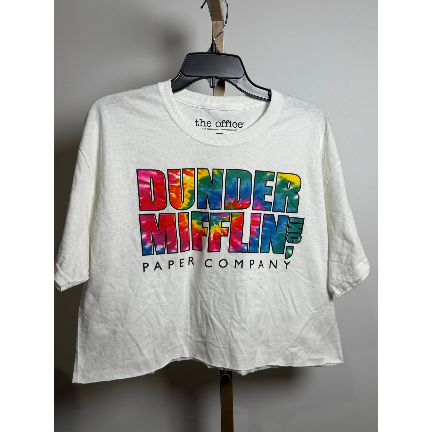 NWOT Dunder mifflin inc crop top