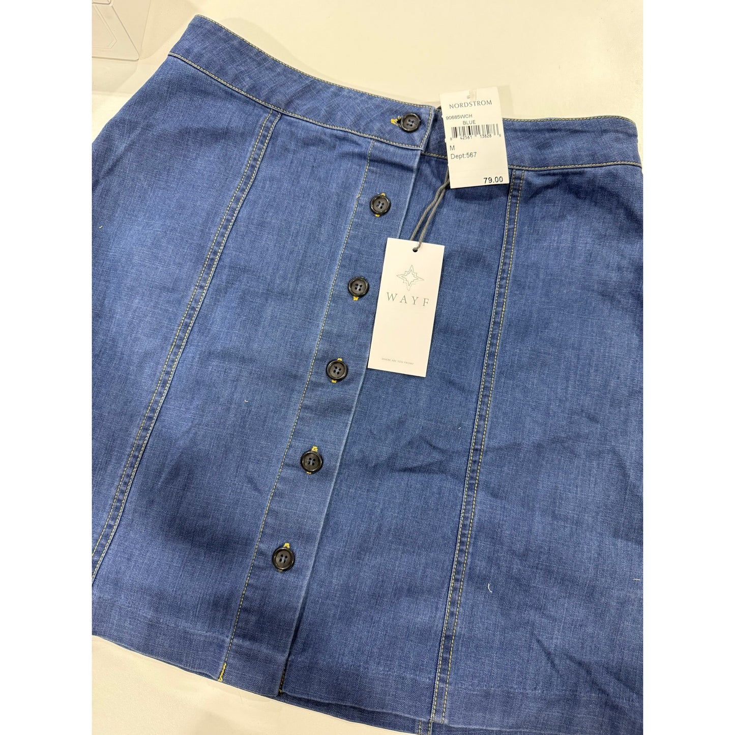 WAYF denim Mini skirt
