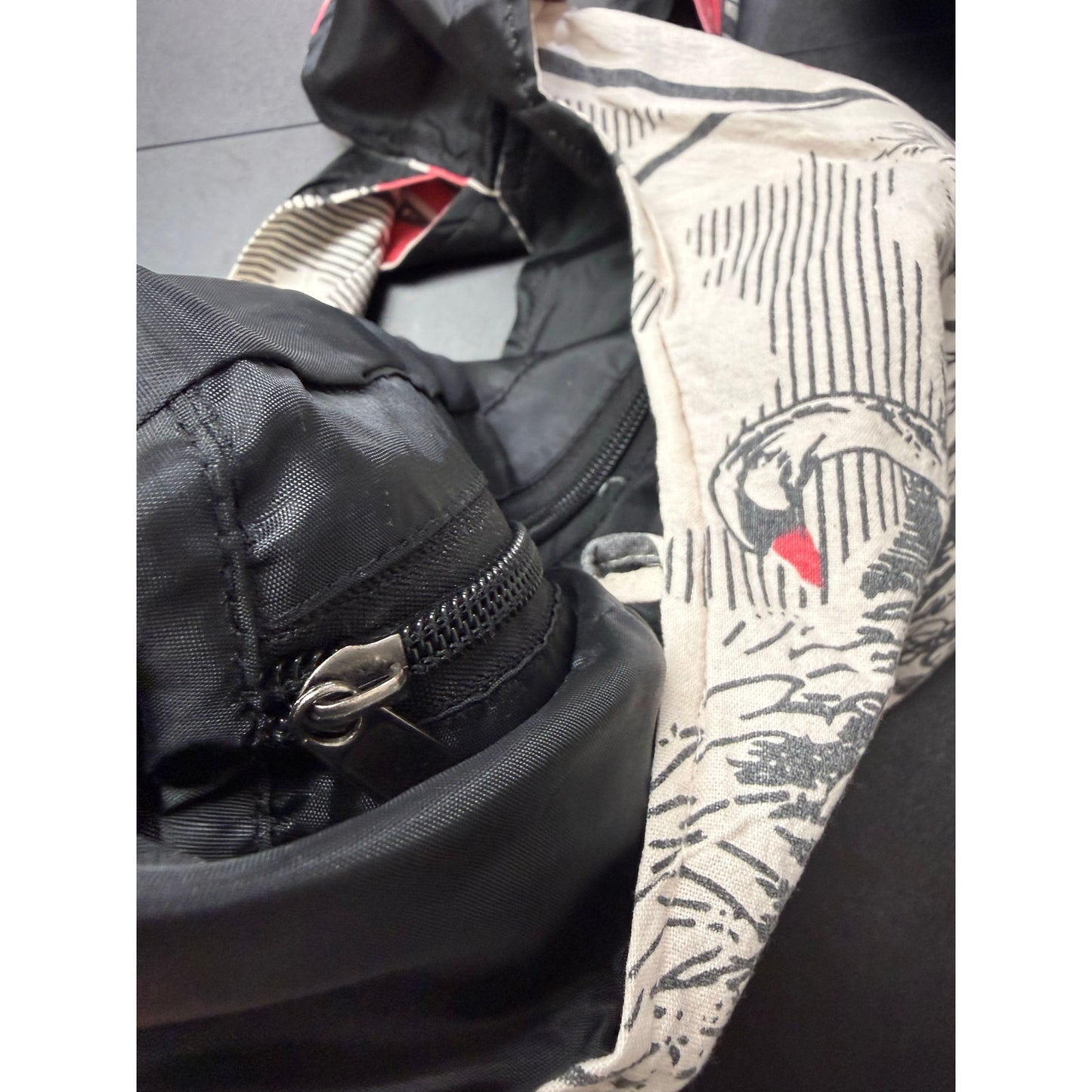 Cake Flour Sack Purse Bag Cotton Tote Vintage Look Feed Sack Cross Body