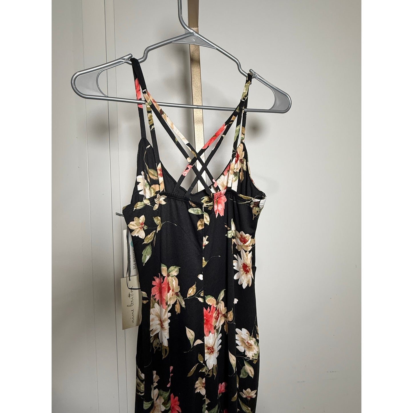 Nine Britton floral midi dress