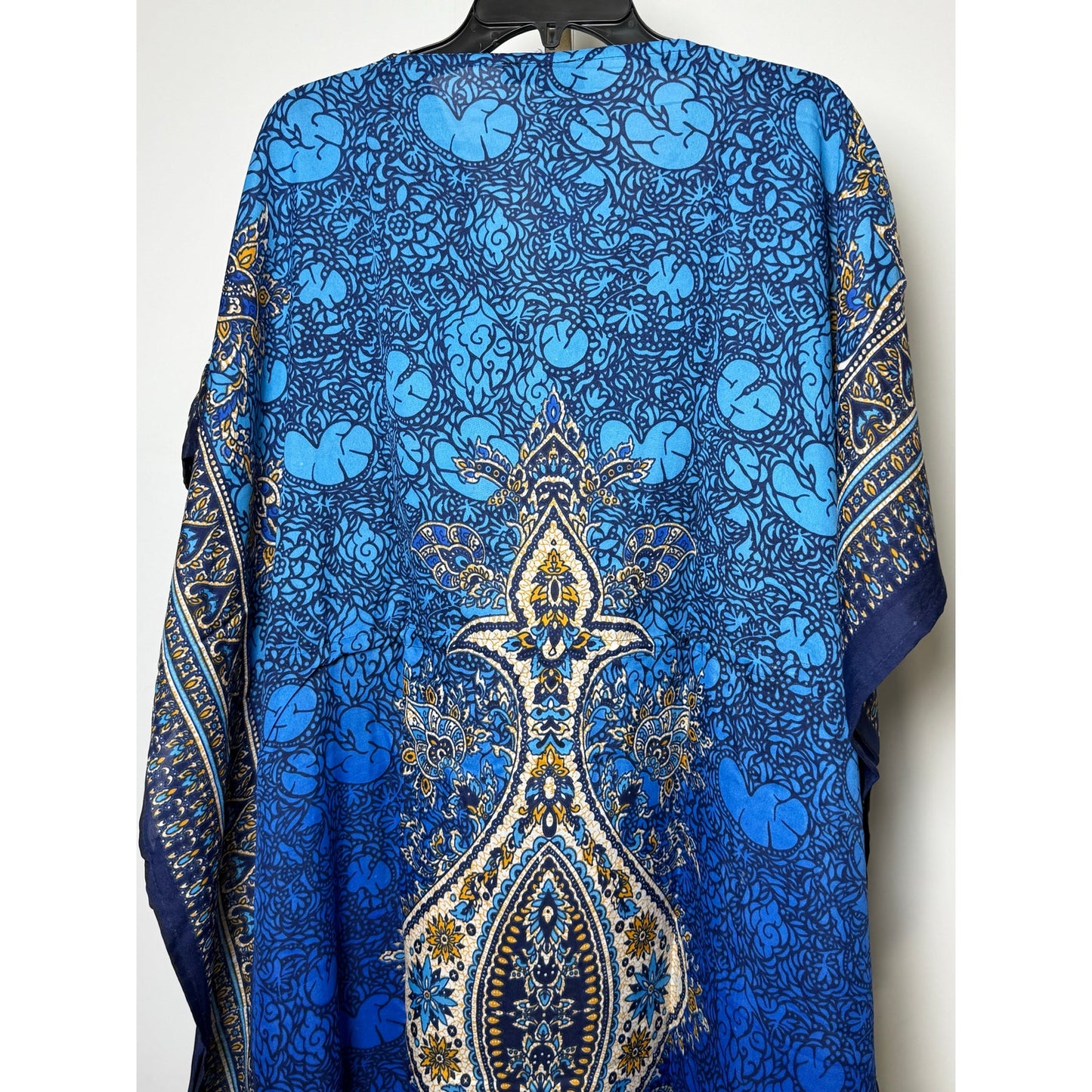 Women's Kaftan Print Kimono Stylish Loungewear, Beach Cover-Up