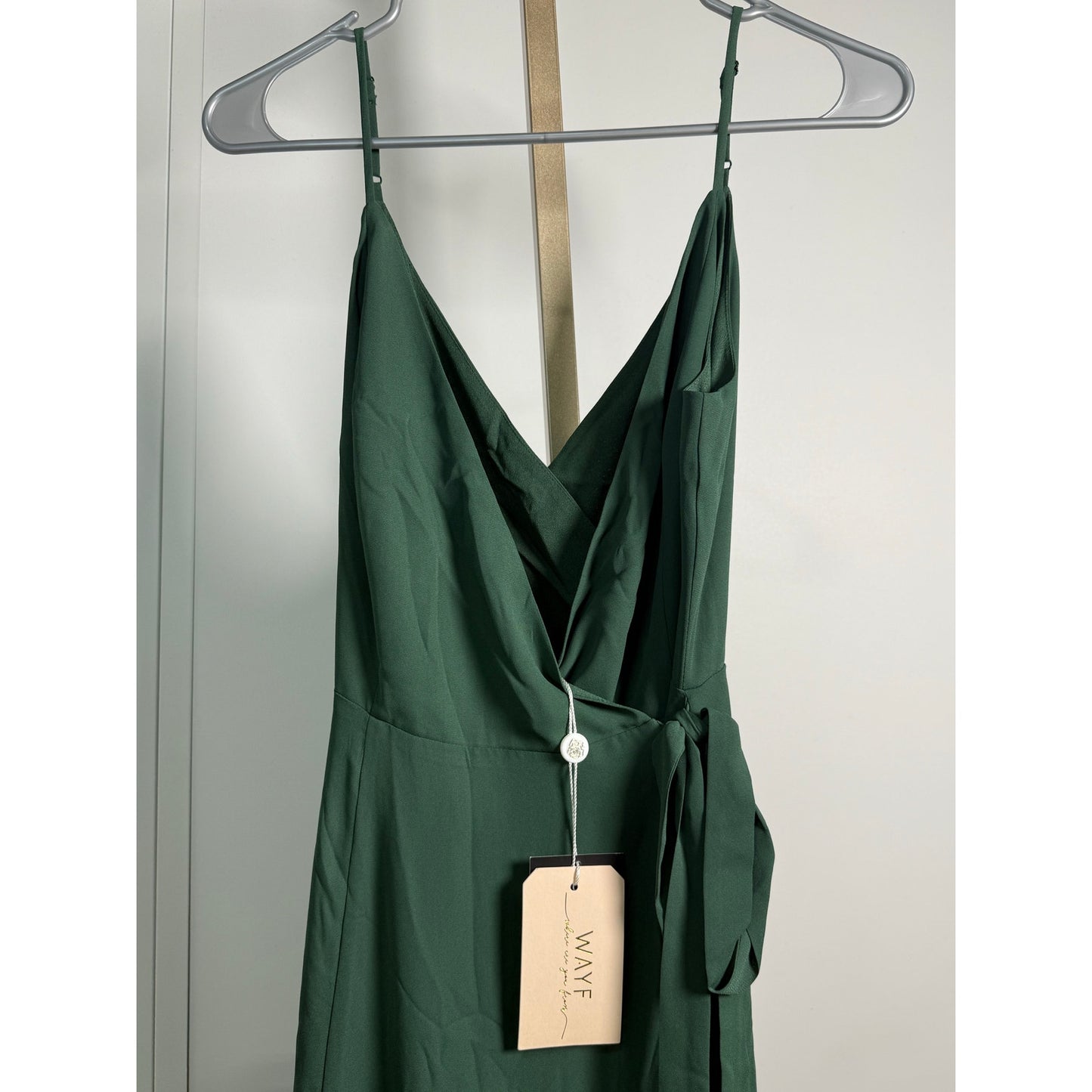 WAYF angelina slit leg dress