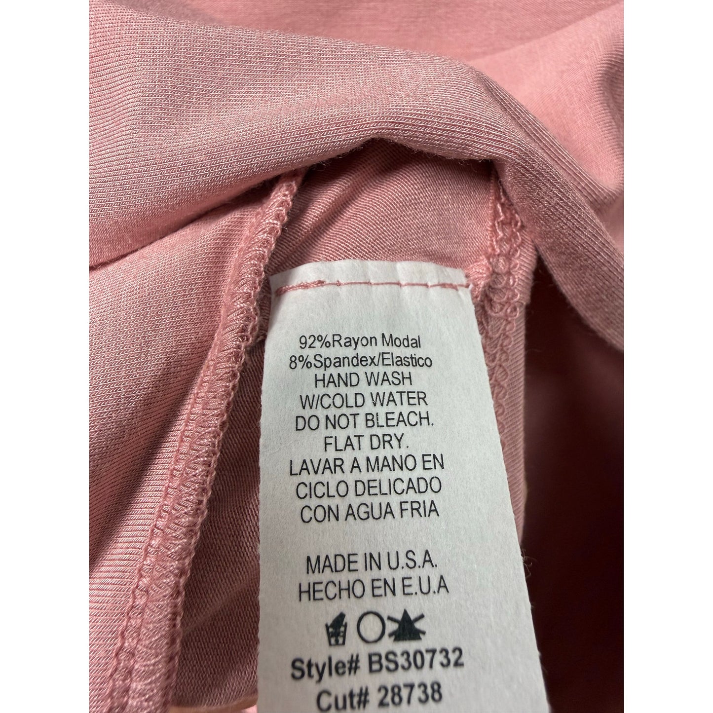 Pink Open-Back Bodysuit – NWOT