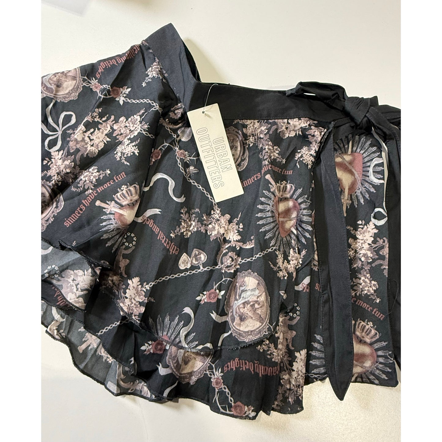 Urban Outfitters Kimchi blue ballet wrap mini skirt