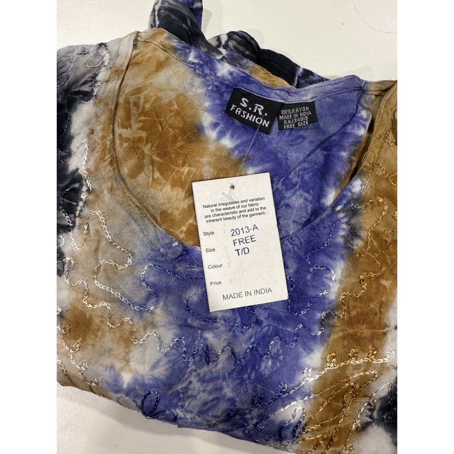 Women Ladies Sleeveless Tie-dye Beach Summer Sundress
Flare Asymmetrical Design