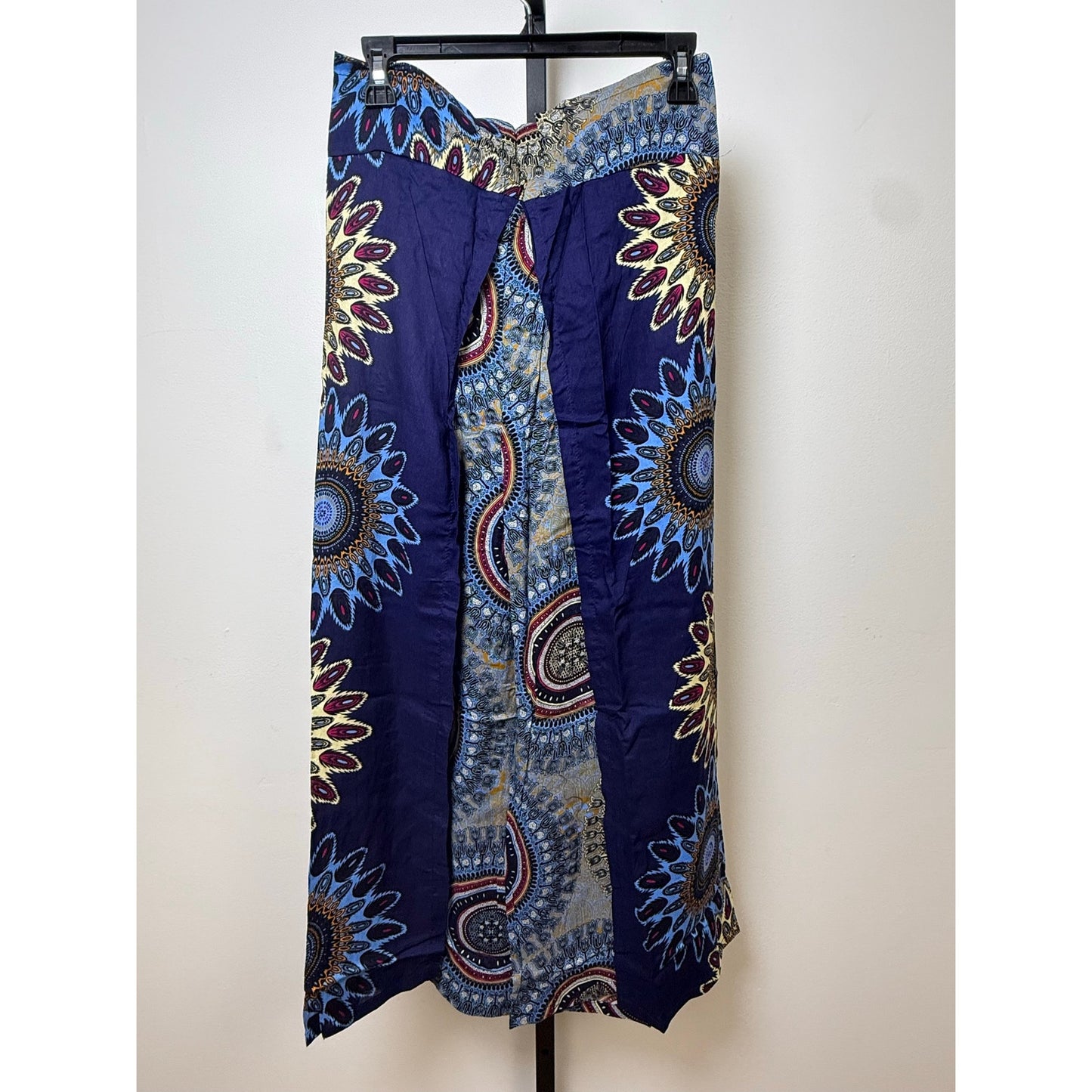 Boho Wide-Leg Wrap Pants – One Size
