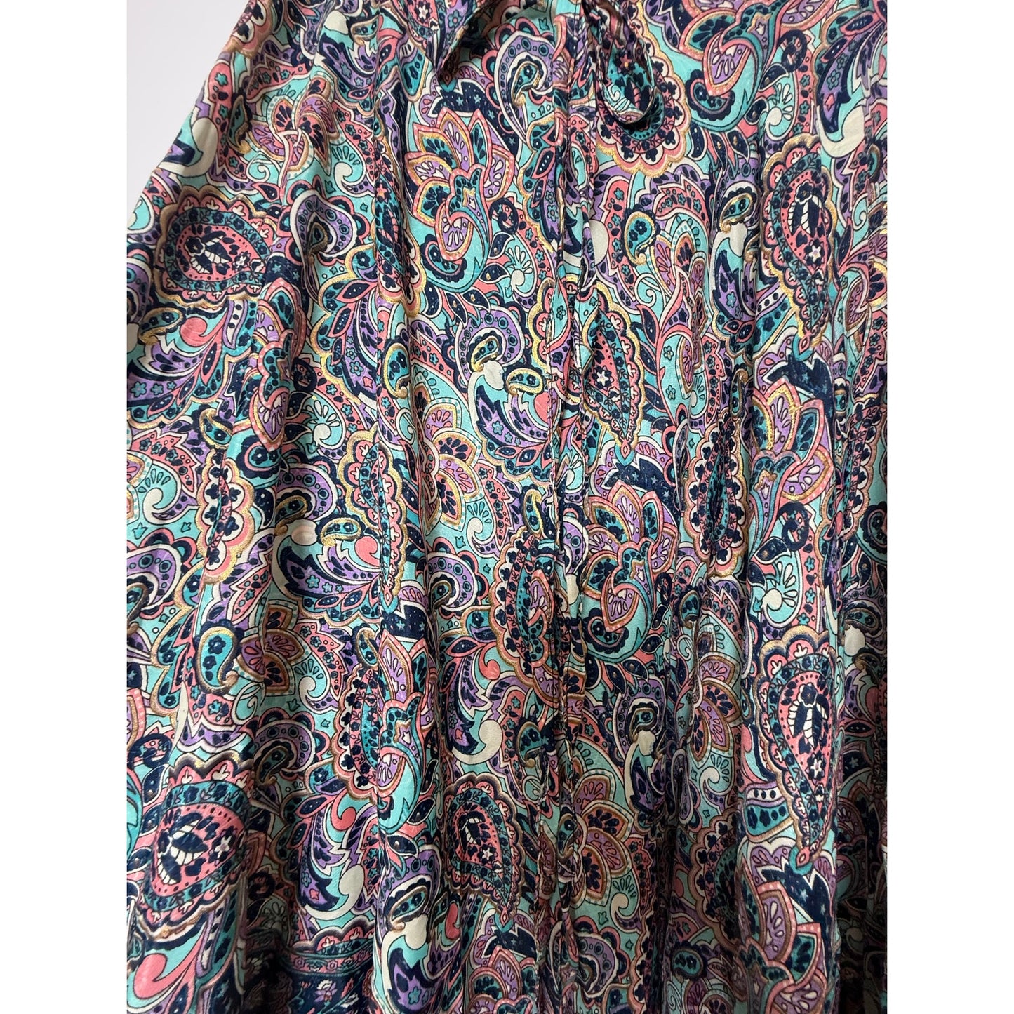 Boho Paisley Maxi Skirt