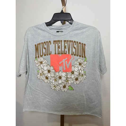 NWOT MTV floral crop top