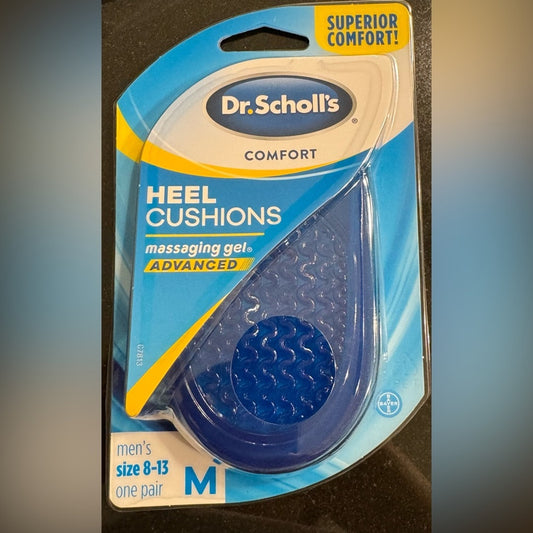 Dr. Scholl’s Heel cushions massaging gel men’s (8-13) 3 Pack