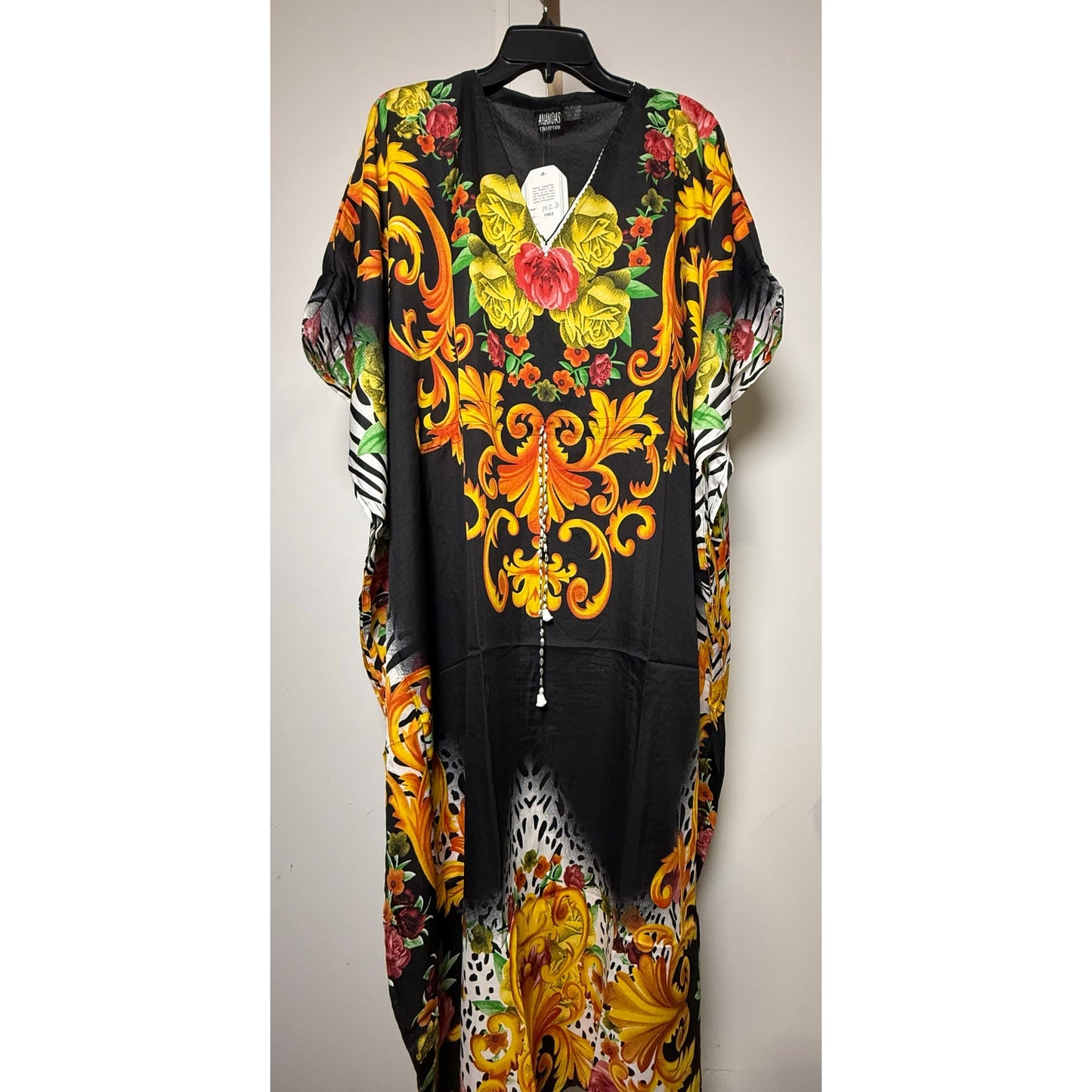 Maxi long Kaftan Women's Maxi Dress, Cover-Ups, One Size