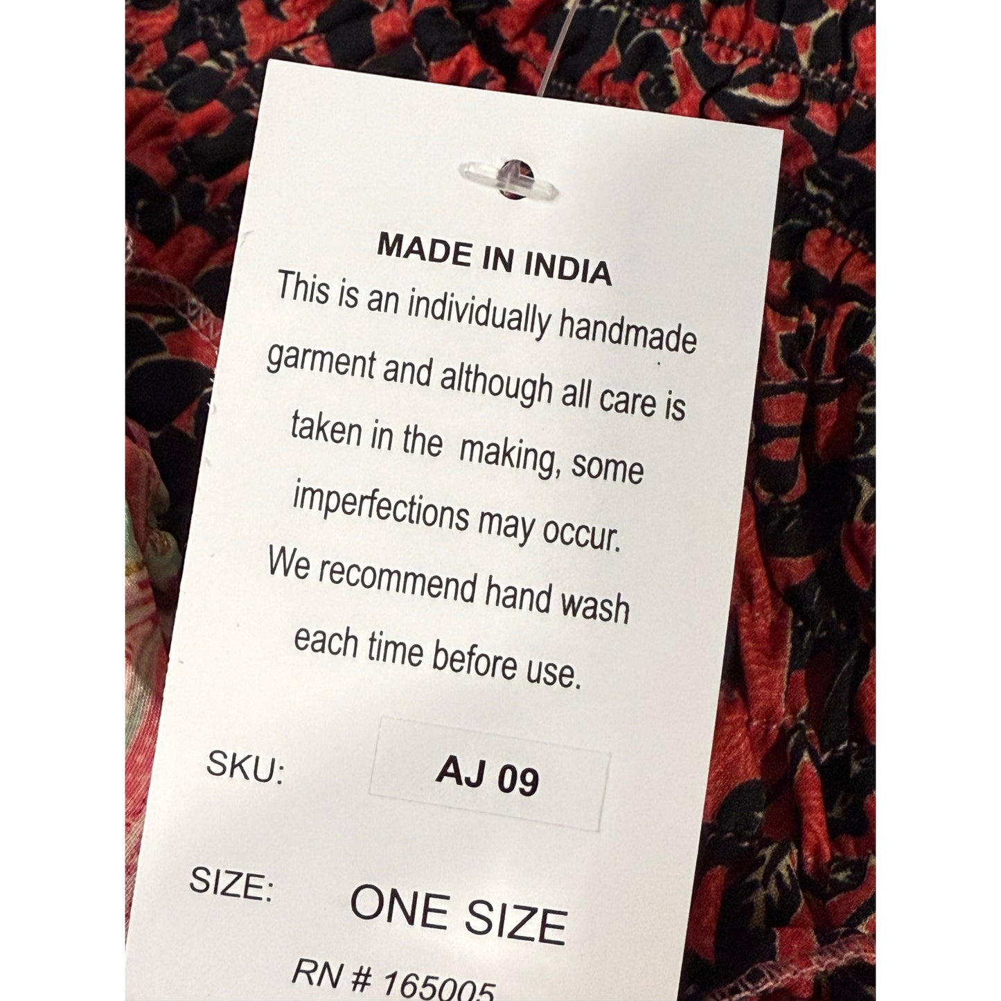 Mixed-print wide-leg trousers- One Size