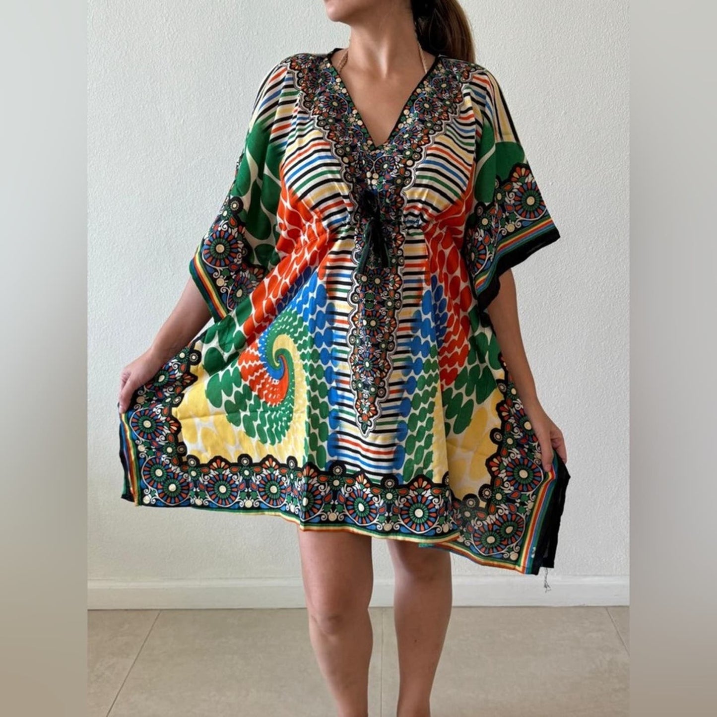 One size geometric Cover-Ups all One Size