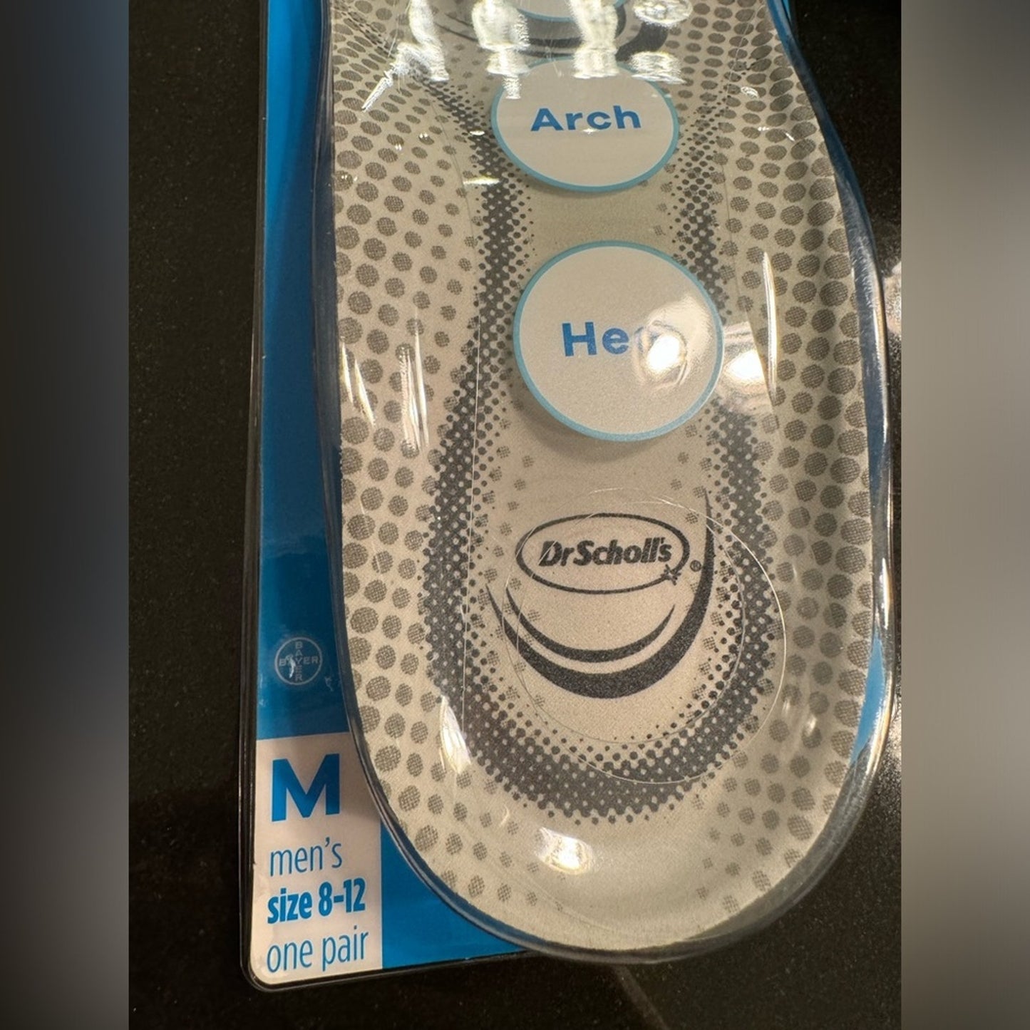 Dr. Scholl’s Tri comfort men’s insoles (8-12) 2 Pack