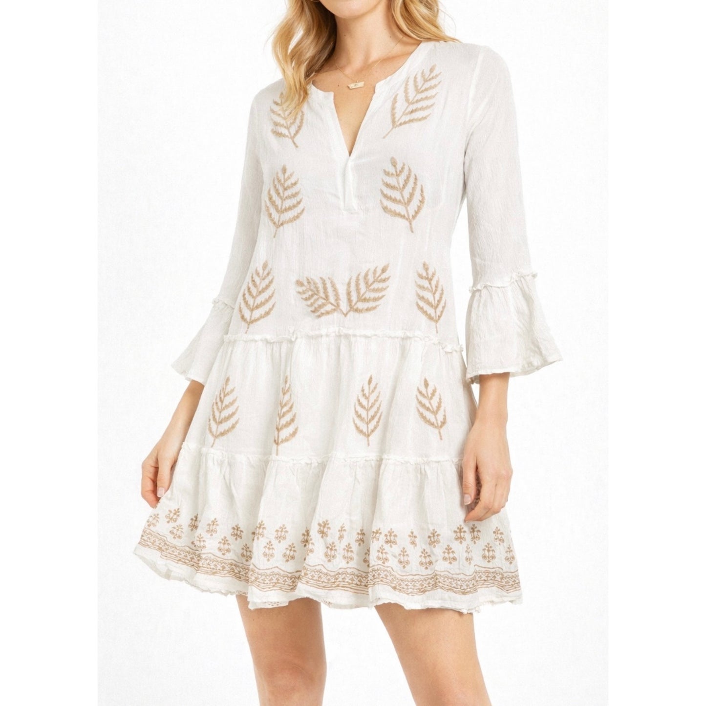 Boho Embroidered Dress – NWT