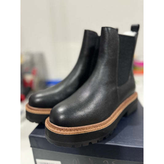 MUCCCUTE Trendy Chelsea Boots for Women Fashion Ankle Boots Platform Chunky