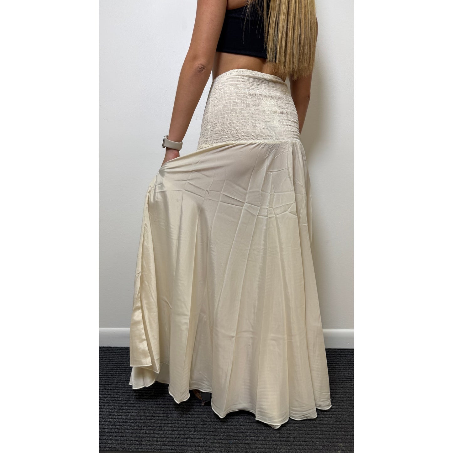 Waist Wide-Leg Pants