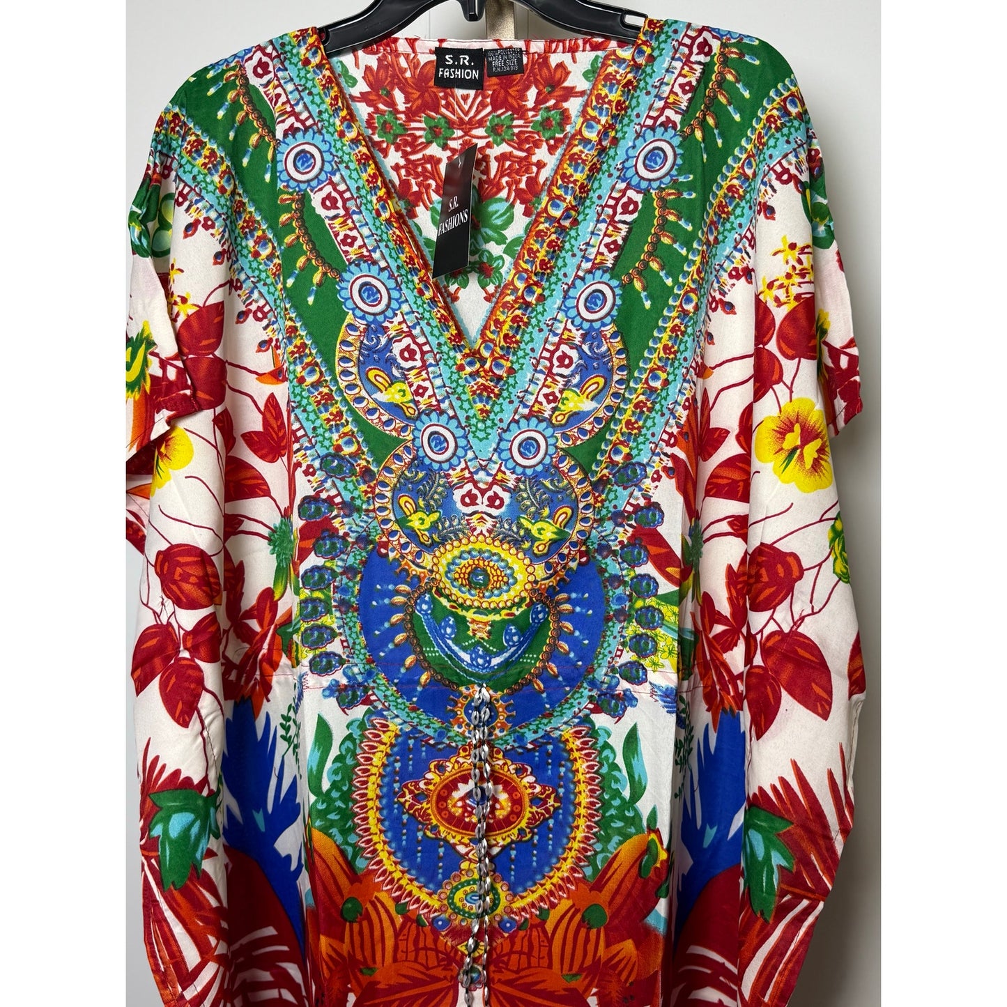 Kaftan Dresses for Women Beach Coverups, One Size Kaftans for Loungewear & Swim