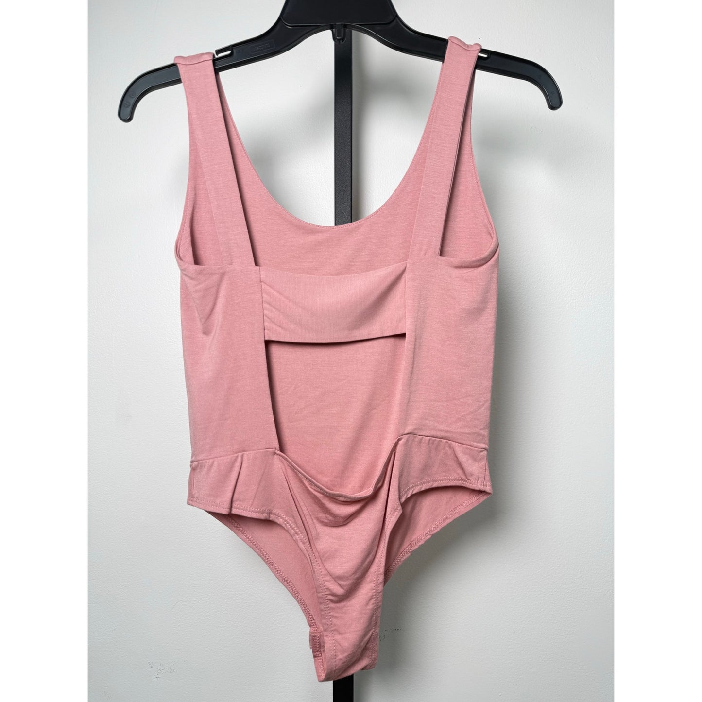 Pink Open-Back Bodysuit – NWOT