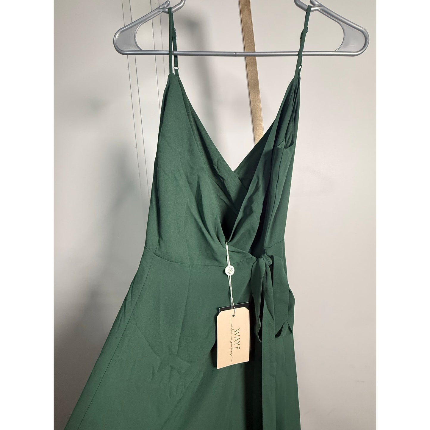 WAYF angelina slit leg dress