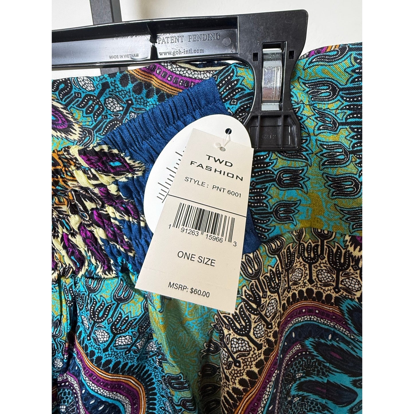 Boho Wide-Leg Wrap Pants – One Size