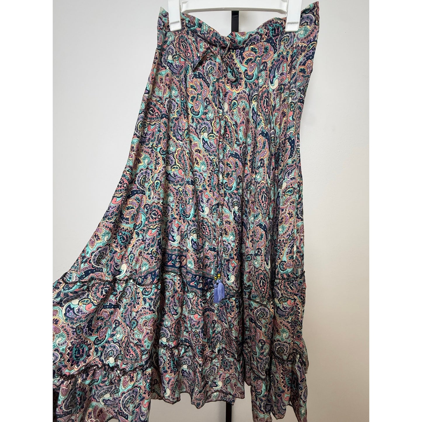 Boho Paisley Maxi Skirt