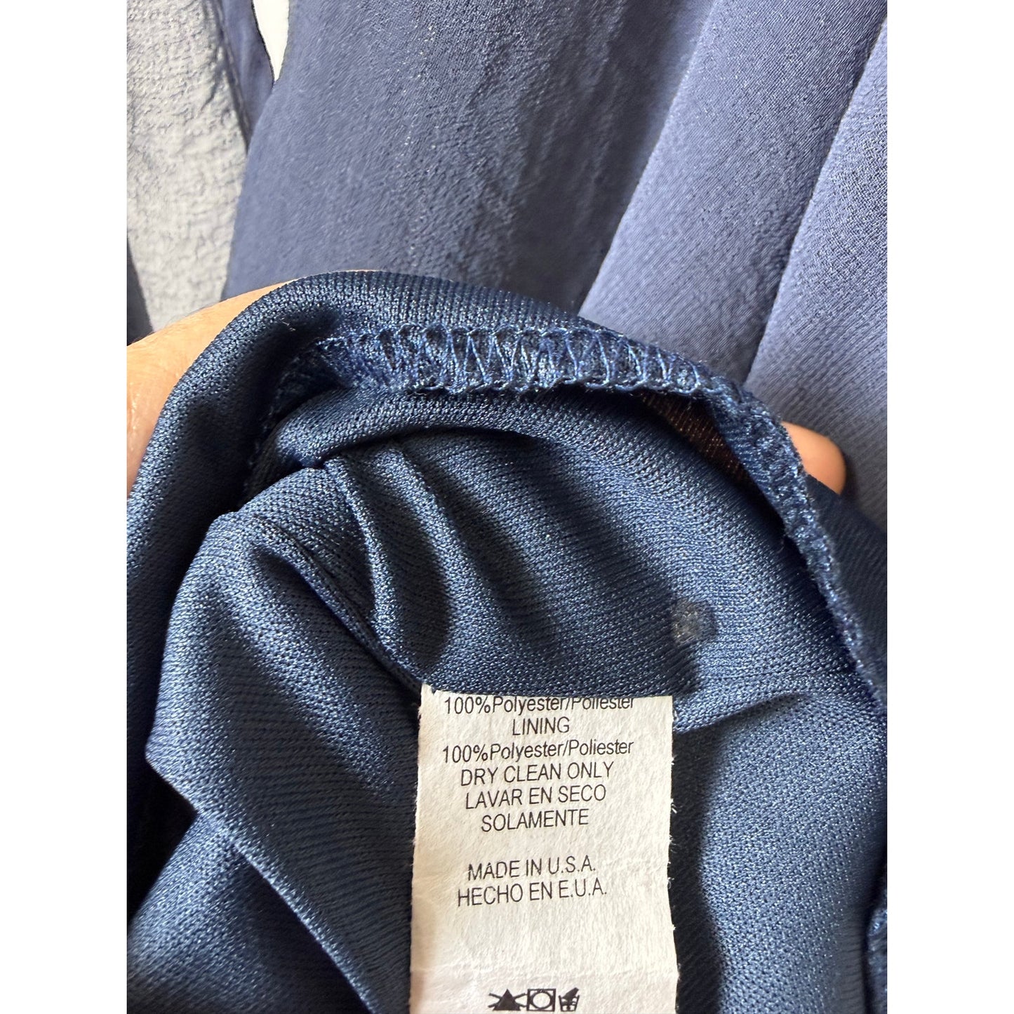 Blue V-Neck Sleeveless Romper | Lightweight Flowy Fit NWOT