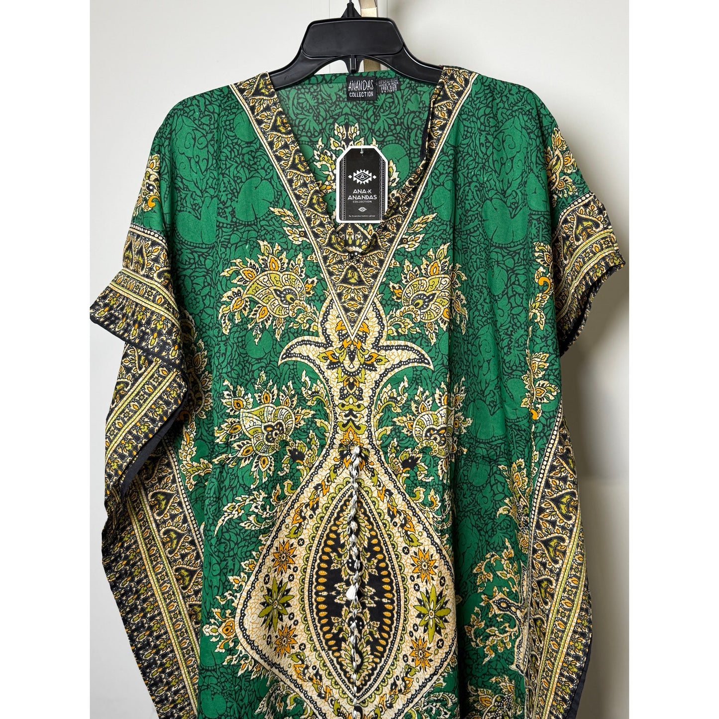 Women's Kaftan Print Kimono Stylish Loungewear, Beach Cover-Up