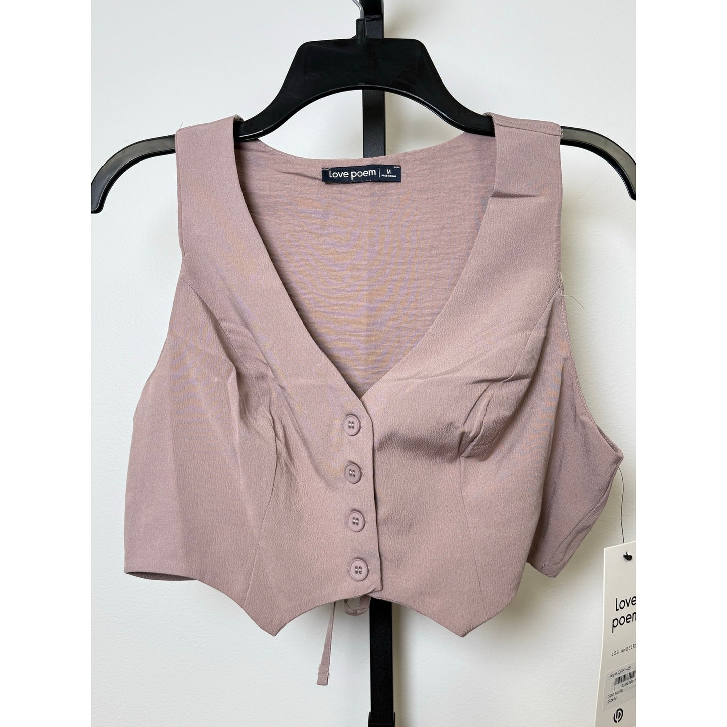 Textured Woven Vest With Pleated Short Set