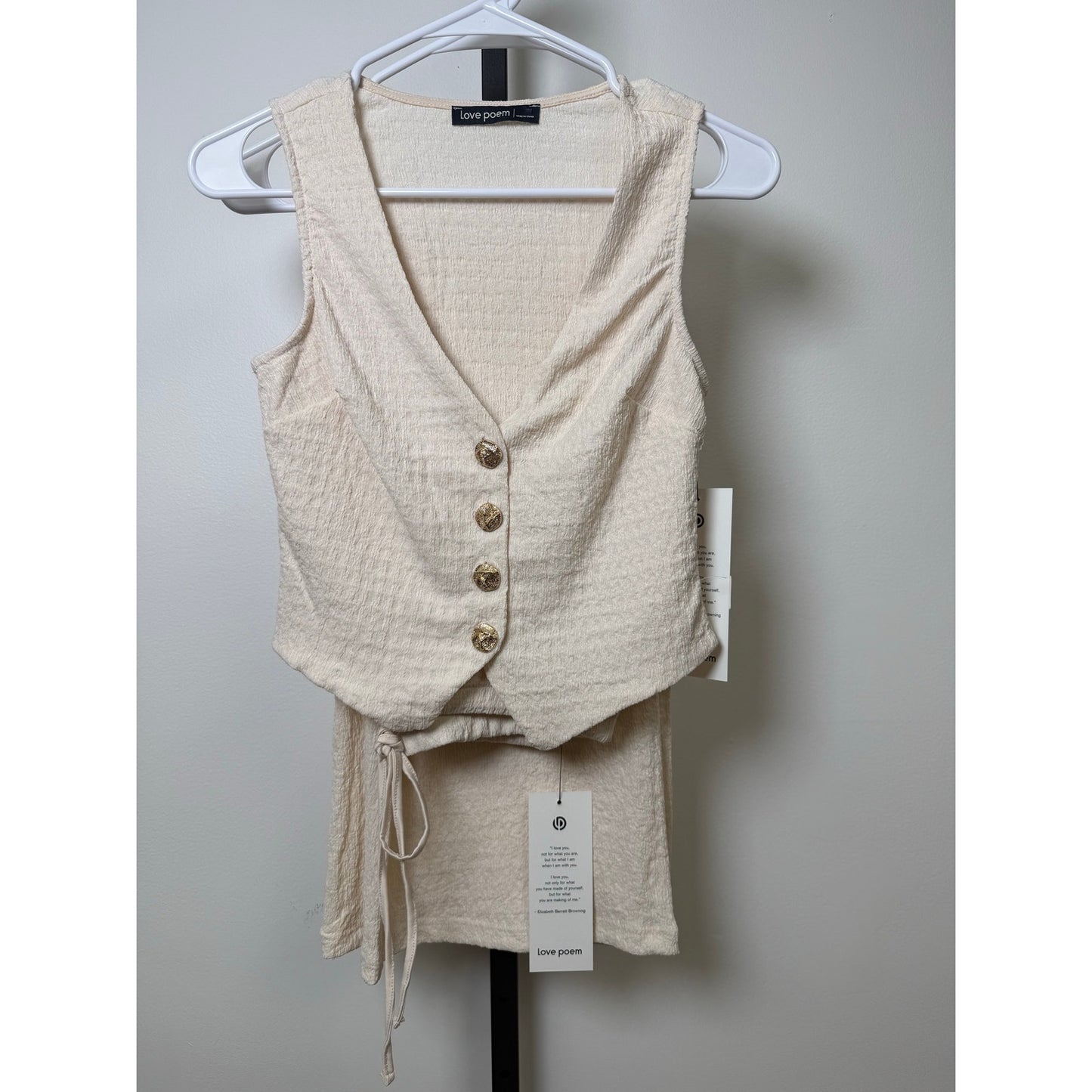 Sunday Shoreline Waffle-Knit Two-Piece Set