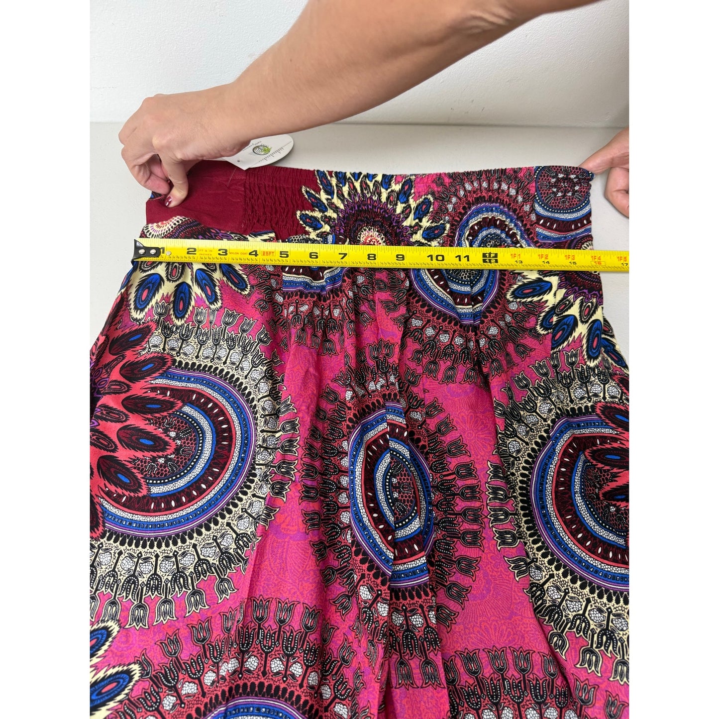 Boho Wide-Leg Wrap Pants – One Size