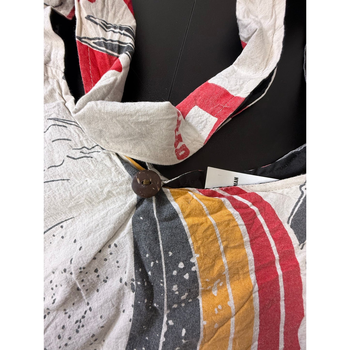 Aloha Flour Sack Purse Bag Cotton Tote Vintage Look Feed Sack Cross Body