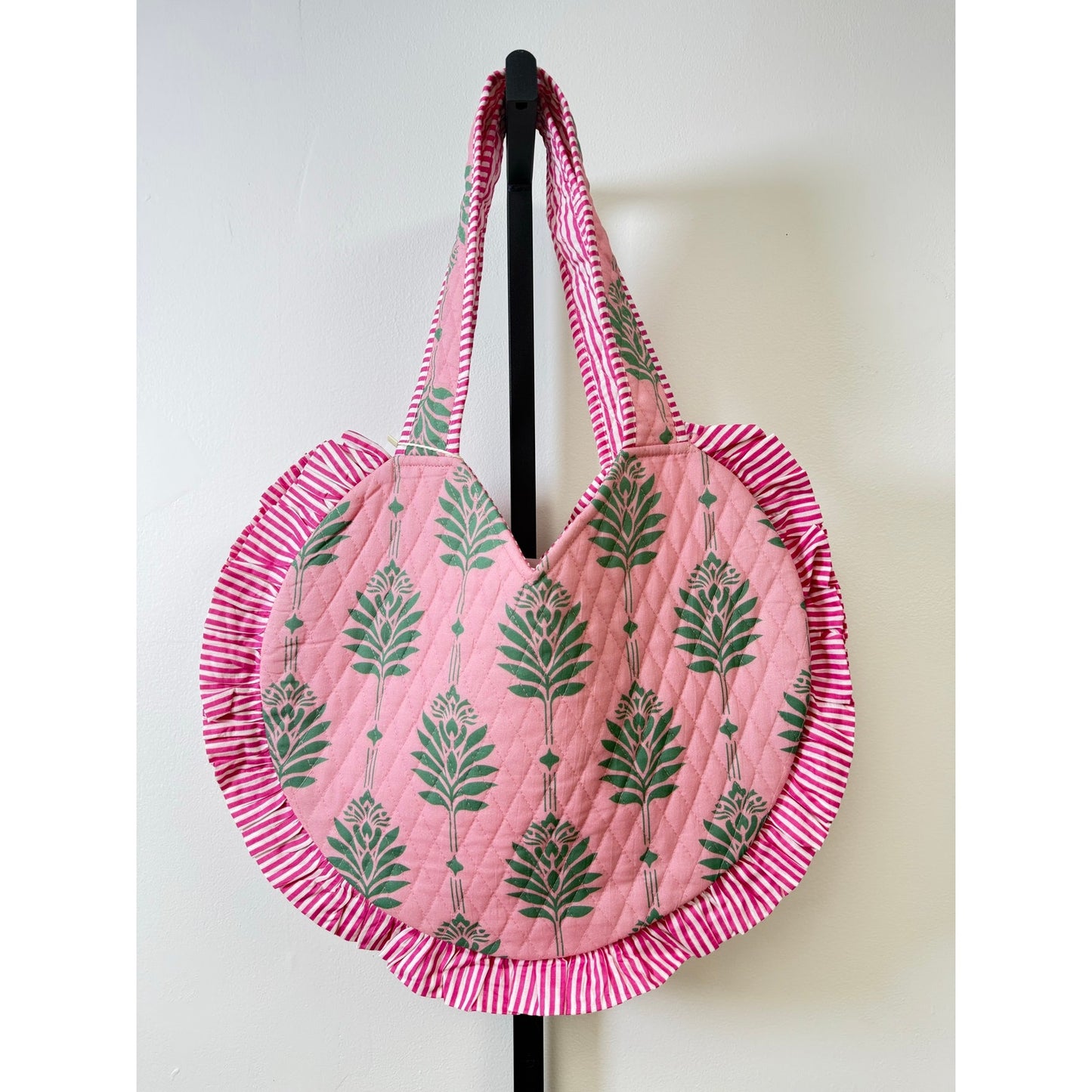 POL Floral Quilted Tote Bag – One Size