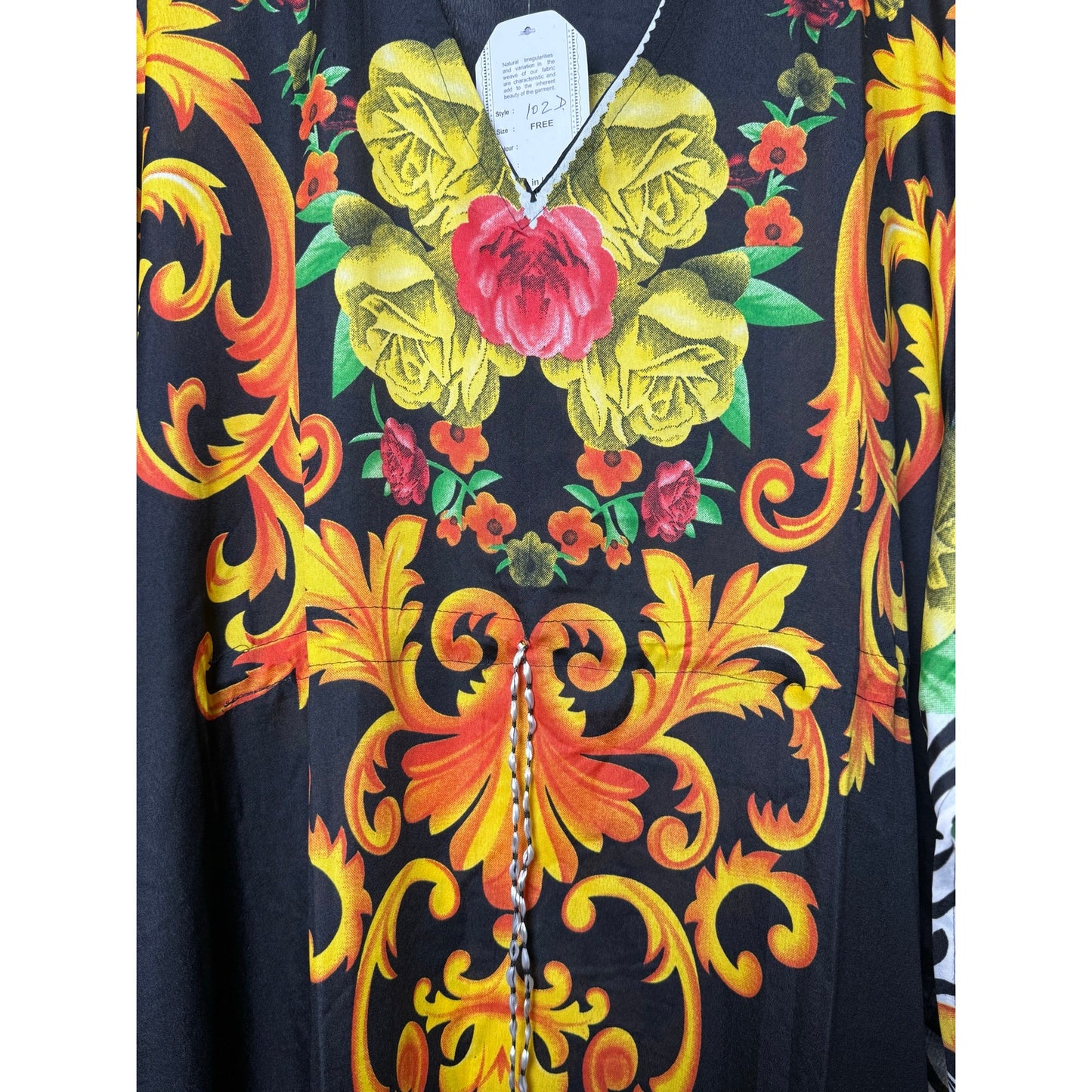Maxi long Kaftan Women's Maxi Dress, Cover-Ups, One Size