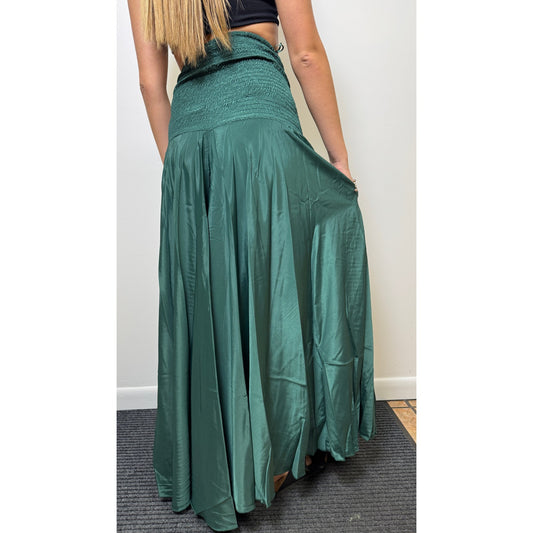 Waist Wide-Leg Pants