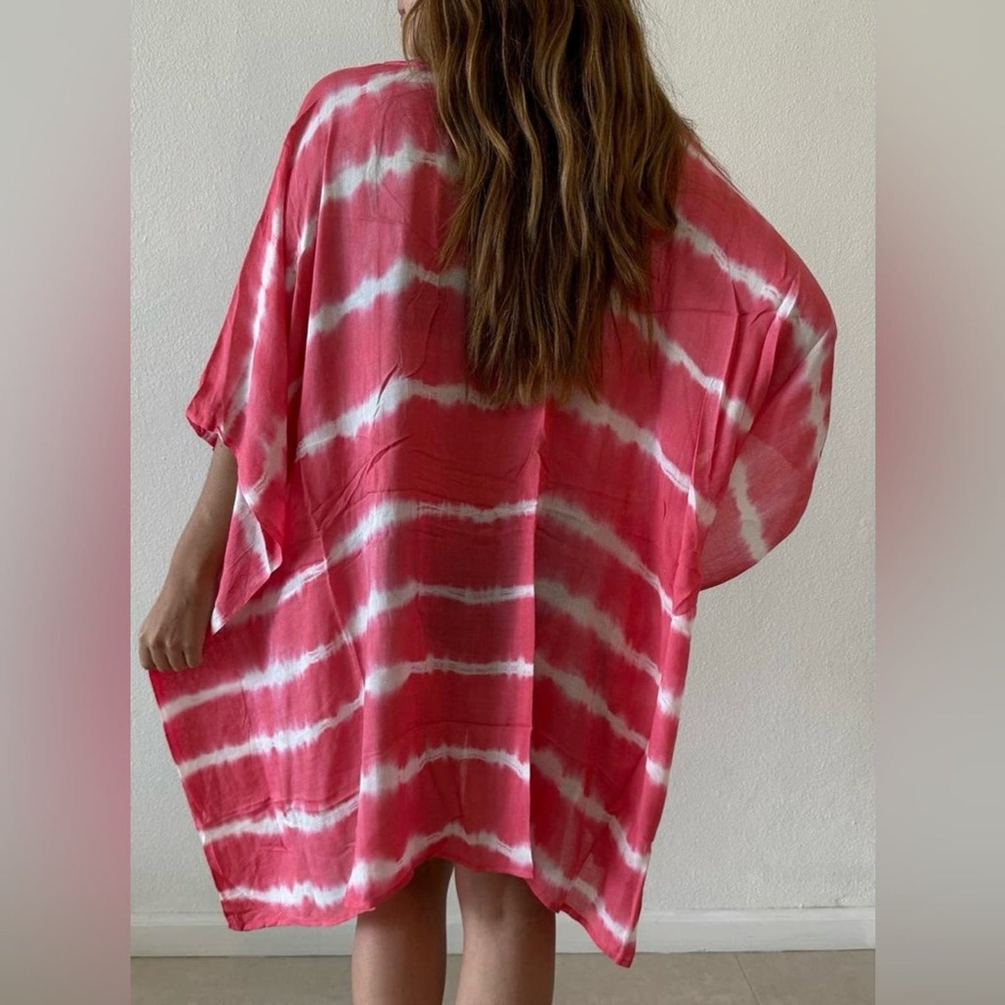 One size fits all tie dye Beach- Pool Cover-Up