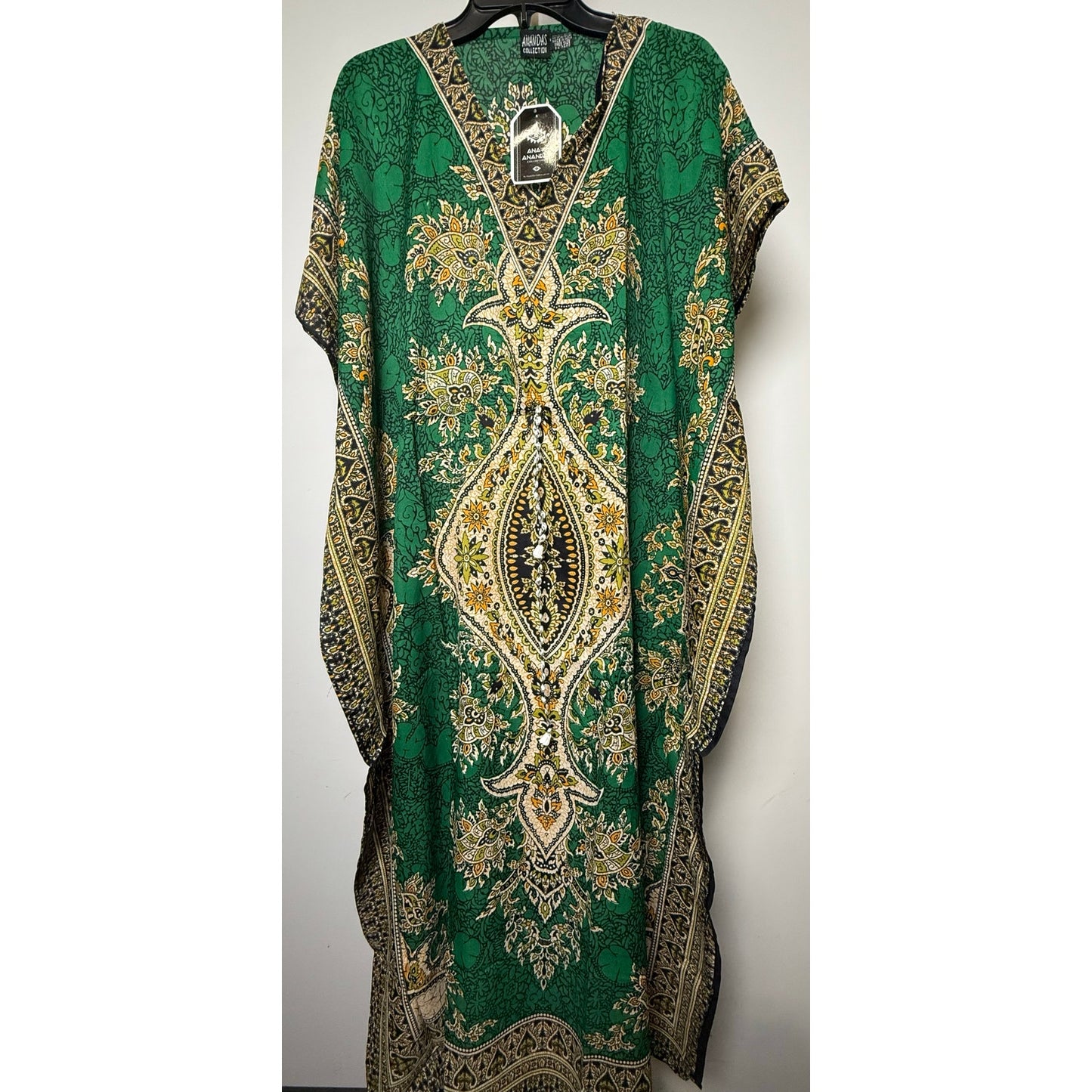 Women's Kaftan Print Kimono Stylish Loungewear, Beach Cover-Up
