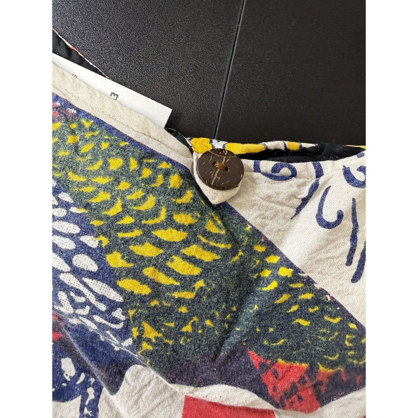 Golden pheasant Flour Sack Purse Bag Cotton Tote Vintage Look Feed Sack Cross Body